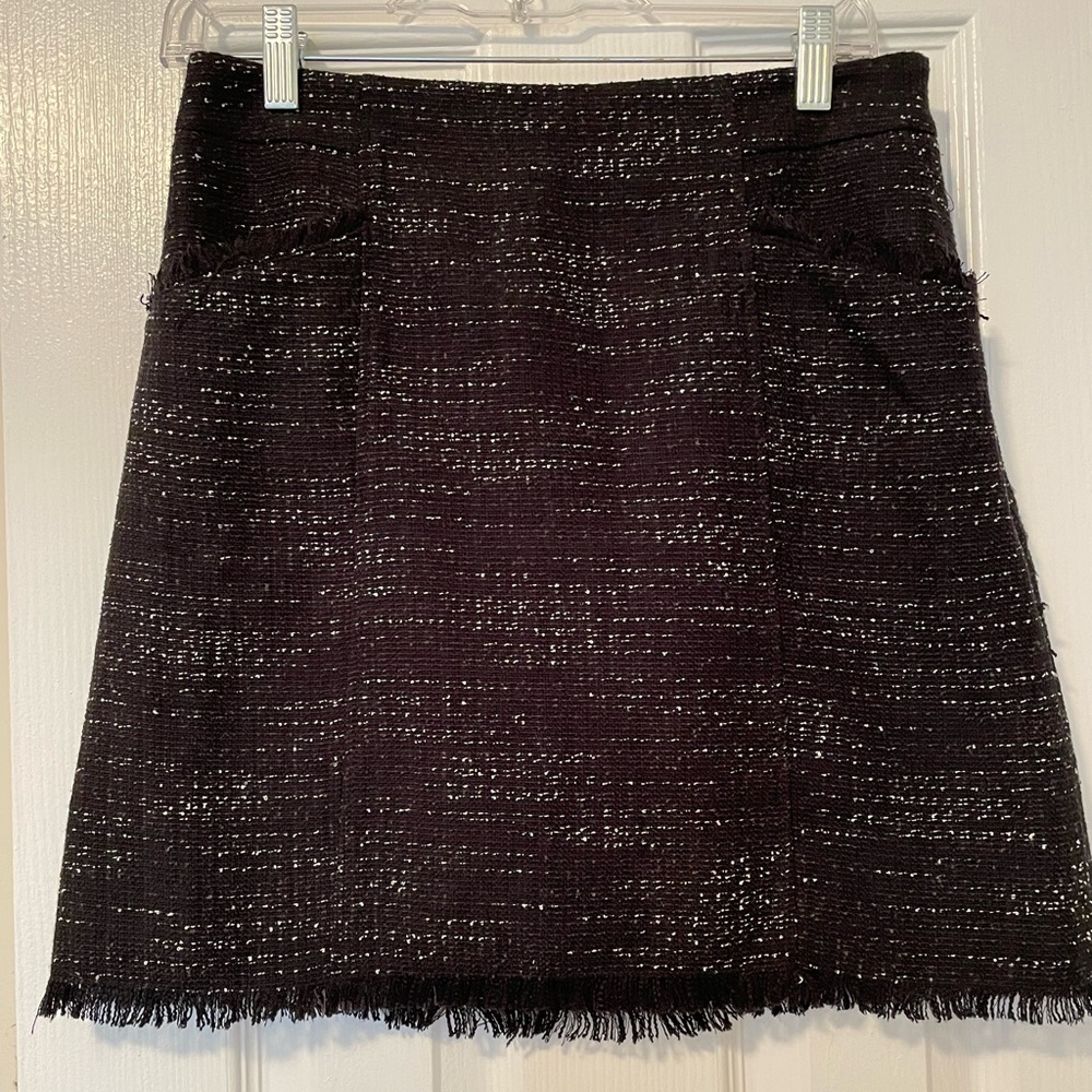 Fringe LOFT A-Line Skirt Size 4